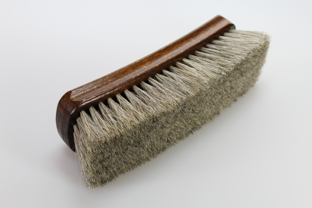 Stiefelglanzbürste grau